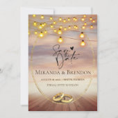 Mooie Florida strand, helder en jouw foto ik Kaart (Voorkant)