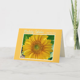 Mooie Flower Birthday Kaart