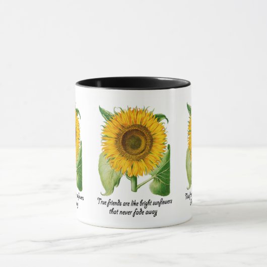 Mooie Flower Friendship Gift Cup Mok (Midden)