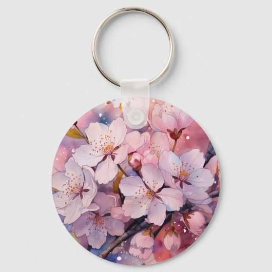Mooie Flower Keyring Sleutelhanger (Voorkant)