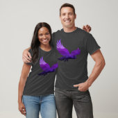 Mooie Flying Eagle Forest Bird Silhouette Funn T-shirt (Unisex)