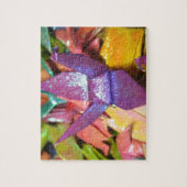 Mooie Folie papiervogels Legpuzzel (Verticaal)