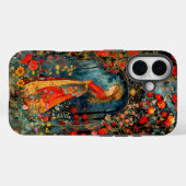 Mooie Folk Schilderij meisje Case-Mate iPhone Case (Achterkant (horizontaal))