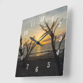 Mooie Folly Morning Wall Clock Vierkante Klok (Hoek)