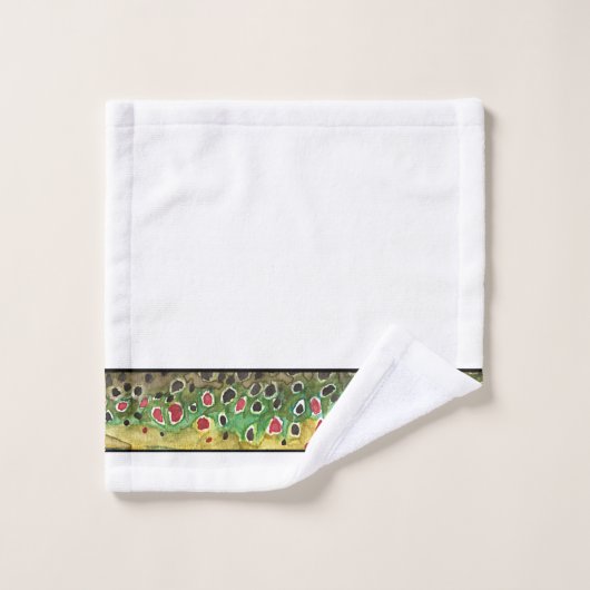 Mooie forel Vist Angler's Bad Handdoek (Wasdoekje)