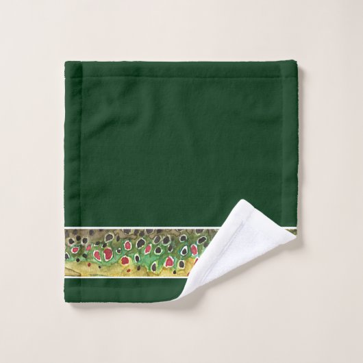 Mooie forel Vist Angler's Bad Handdoek (Wasdoekje)