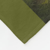 Mooie Forest Scene Fleece Deken (Hoek)