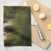 Mooie Forest Scene Theedoek (Quarter Fold)