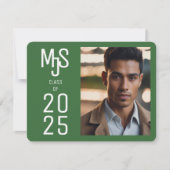 Mooie foto Afstuderen uitnodiging (Voorkant)