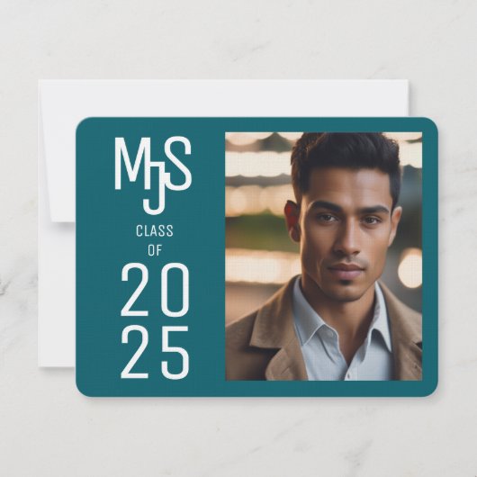 Mooie foto Afstuderen uitnodiging (Voorkant)