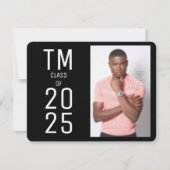 Mooie foto Afstuderen uitnodiging (Voorkant)