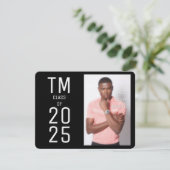 Mooie foto Afstuderen uitnodiging (Staand voorkant)