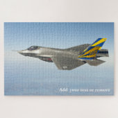 Mooie foto F-35 Lightning II USAF-jachtjet Legpuzzel (Horizontaal)