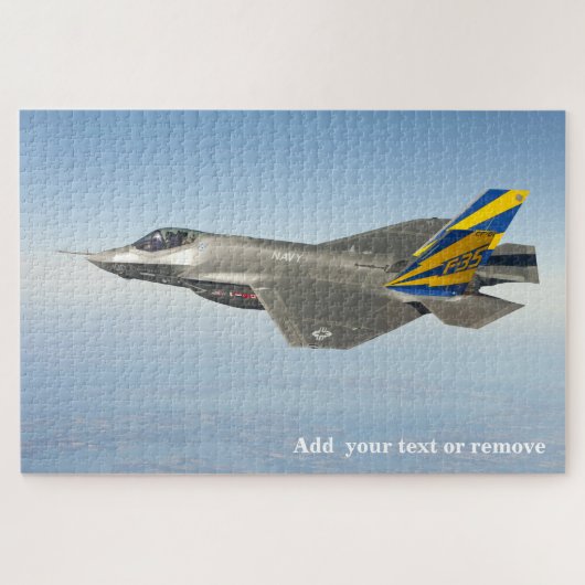 Mooie foto F-35 Lightning II USAF-jachtjet Legpuzzel (Horizontaal)