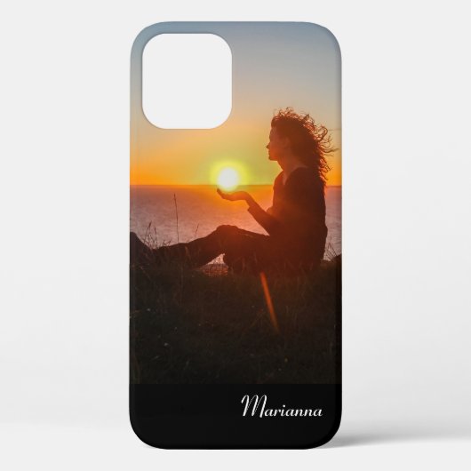 Mooie foto gepersonaliseerde naam stevige iPhone h Case-Mate iPhone Case (Achterkant)