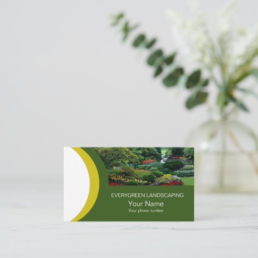 Mooie foto landschapsarchitectuur Visitekaartje (Staand voorkant)