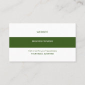 Mooie foto landschapsarchitectuur Visitekaartje (Achterkant)