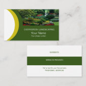 Mooie foto landschapsarchitectuur Visitekaartje (Voorkant / Achterkant)