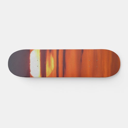 Mooie foto op zonsondergang skateboard (Horizontaal)