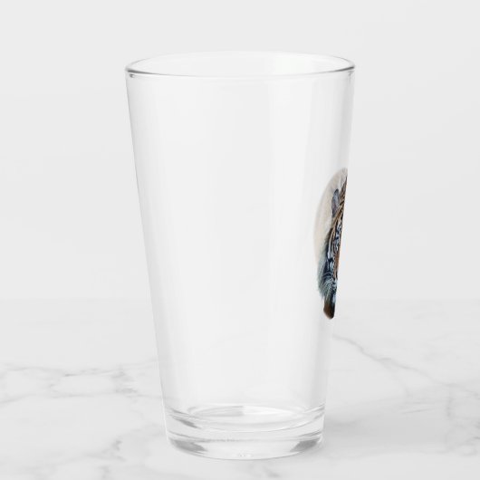 Mooie foto van Bengal Tiger Face Glas (Rechts)