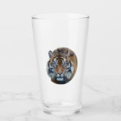 Mooie foto van Bengal Tiger Face Glas (Voorkant)
