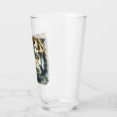 Mooie foto van Bengal Tiger Face Glas (Links)