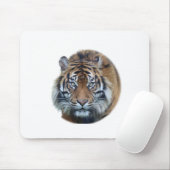 Mooie foto van Bengal Tiger Face Muismat (Met muis)