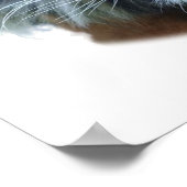 Mooie foto van Bengal Tiger Face Poster (Hoek)