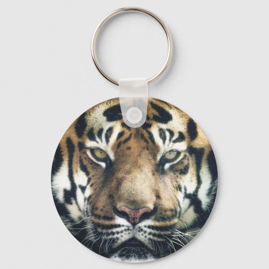 Mooie foto van Bengal Tiger Face Sleutelhanger (Voorkant)