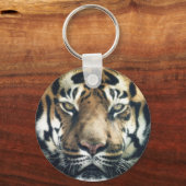 Mooie foto van Bengal Tiger Face Sleutelhanger (Voorkant)