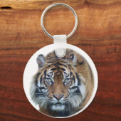 Mooie foto van Bengal Tiger Face Sleutelhanger (Voorkant)