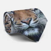 Mooie foto van Bengal Tiger Face Stropdas (Opgerold)