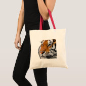 Mooie foto van Bengal Tiger Face Tote Bag (Voorkant (product))