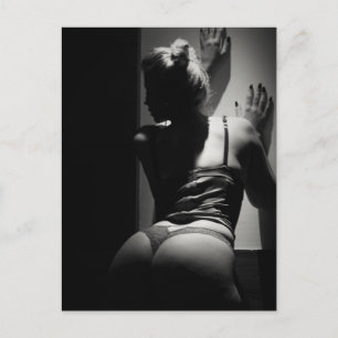 Mooie foto van Black en White lingerie Briefkaart