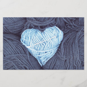 Mooie foto van blauw wolhart