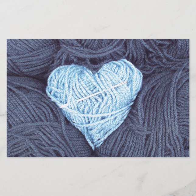 Mooie foto van blauw wolhart (Voorkant)