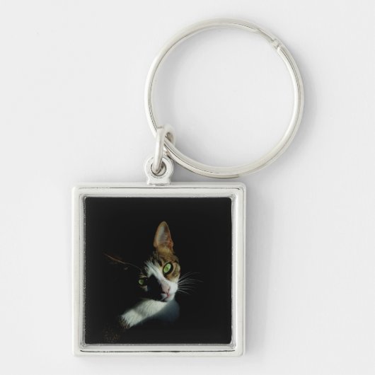 Mooie foto van Cat Sleutelhanger (Voorkant)
