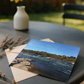 Mooie foto van de James River Briefkaart