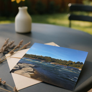 Mooie foto van de James River Briefkaart
