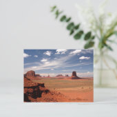 Mooie foto van de Monument-vallei in Arizona Briefkaart (Staand voorkant)