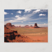 Mooie foto van de Monument-vallei in Arizona Briefkaart (Voorkant)