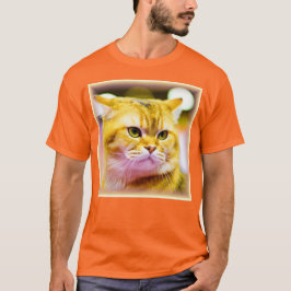 Mooie foto van een Cute Cat. Bestel nu T-shirt