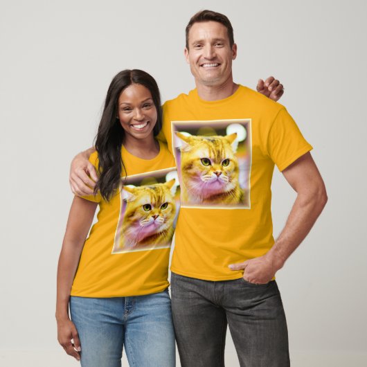 Mooie foto van een Cute Cat. Bestel nu T-shirt (Unisex)
