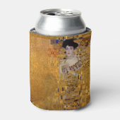 Mooie foto van een dame van Gustav Klimt, Deco Blikjeskoeler (Blikje Voorkant)