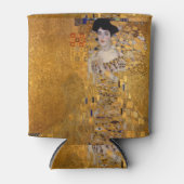 Mooie foto van een dame van Gustav Klimt, Deco Blikjeskoeler (Voorkant)