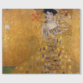 Mooie foto van een dame van Gustav Klimt, Deco Cadeaupapier (Vlak)