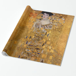 Mooie foto van een dame van Gustav Klimt, Deco Cadeaupapier