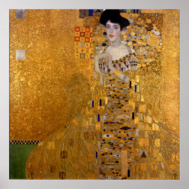 Mooie foto van een dame van Gustav Klimt, Deco Poster