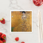 Mooie foto van een dame van Gustav Klimt, Deco Servetten (Insitu)