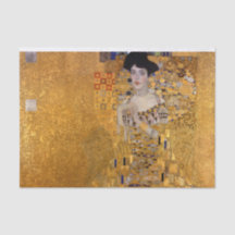 Mooie foto van een dame van Gustav Klimt, Deco